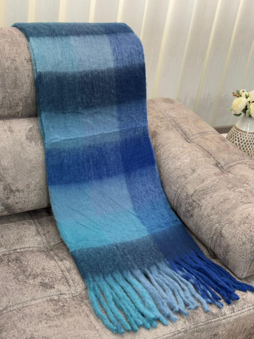 بیگ اسکارف پینترستی چهارخونه موهر وارداتی