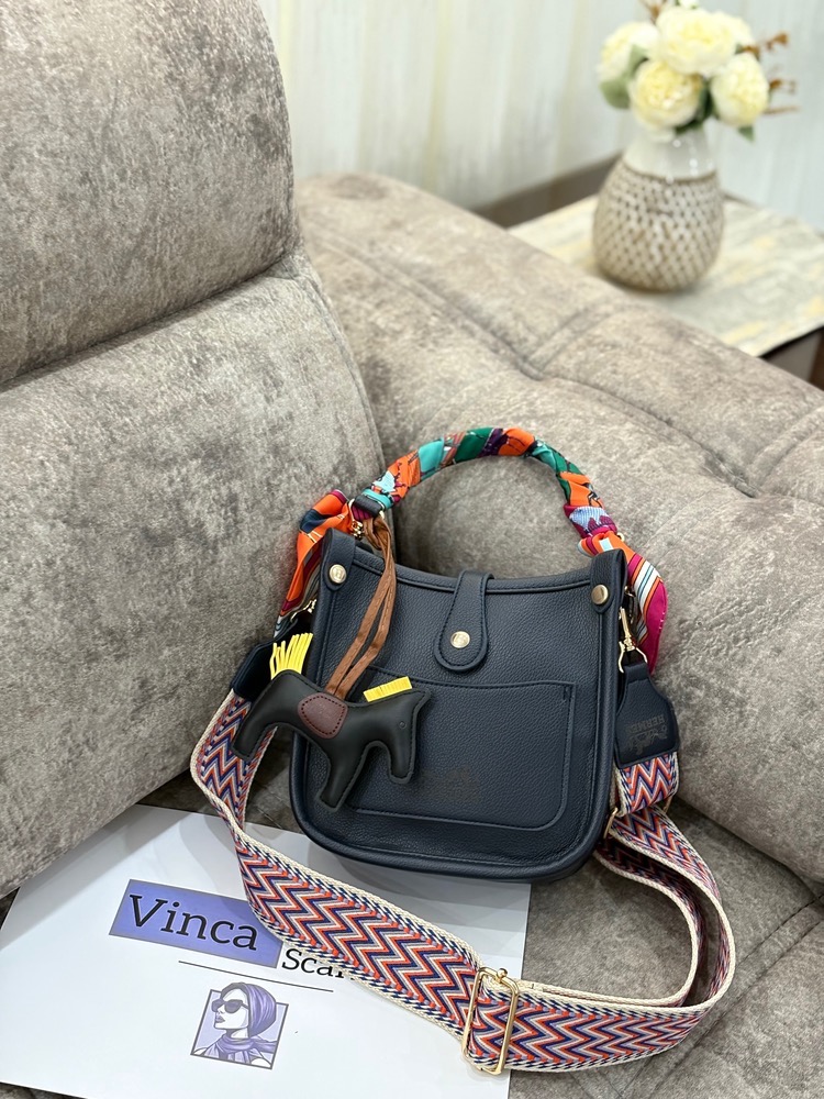کیف هرمس چرم مستطیلی کوچک زنانه دخترانه