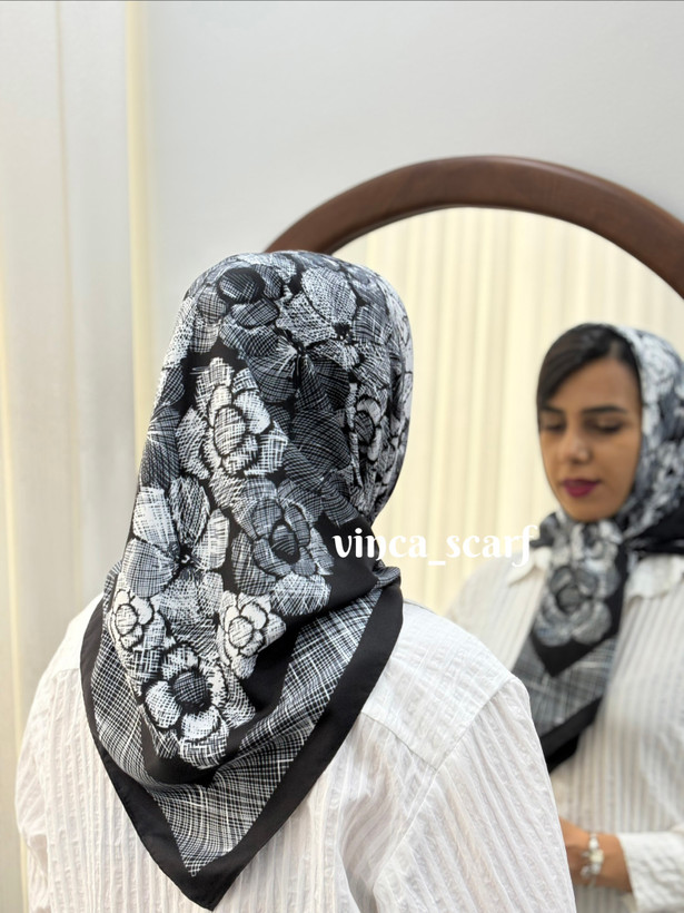 روسری طرح رزان قواره ۹۰