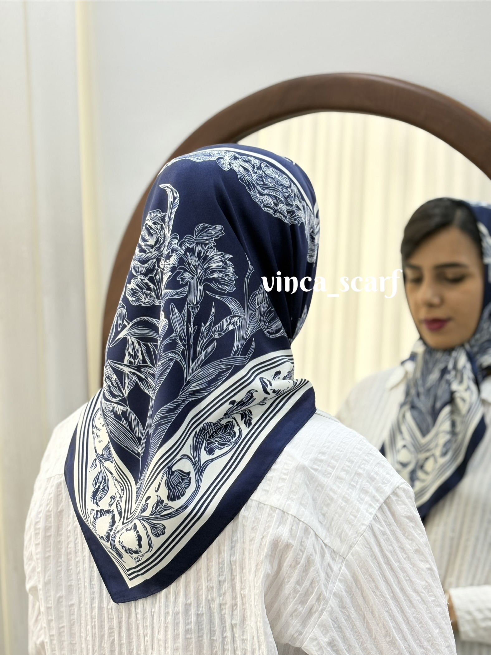 روسری باغ خیال قواره ۹۰