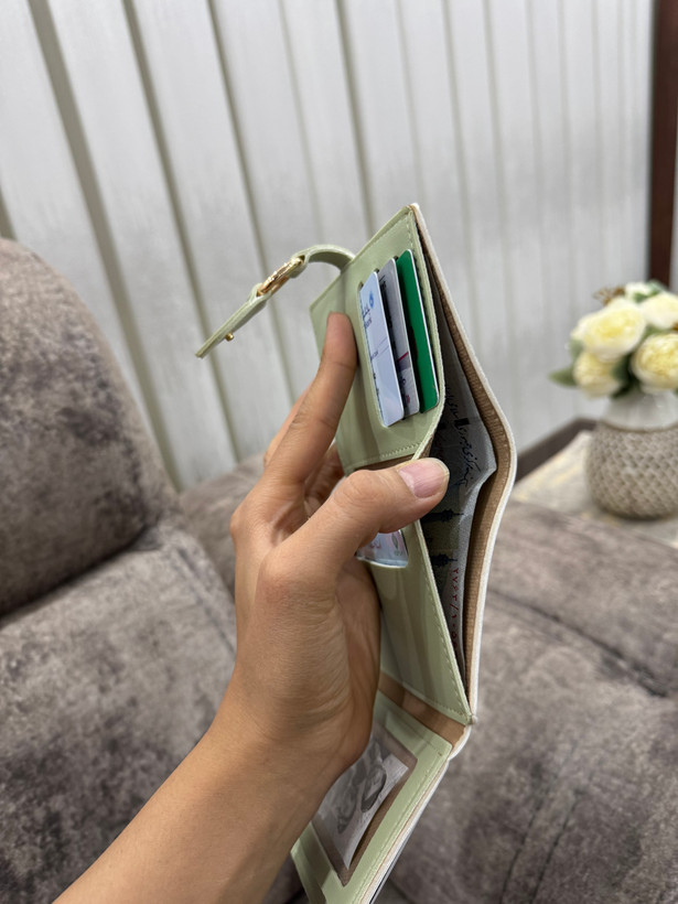 کیف پول سه لت دخترانه زنانه | مدل مارک لویی ویتون