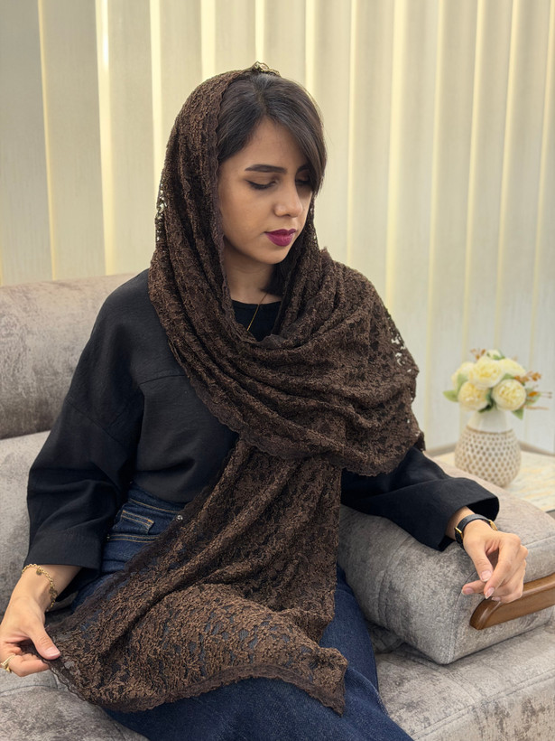 شال مجلسی گیپوری دوردانتل زنانه دخترانه | رنگ بندی متنوع